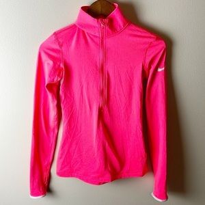 𝅺nike Pro Dri-fit quarter zip top women size XS